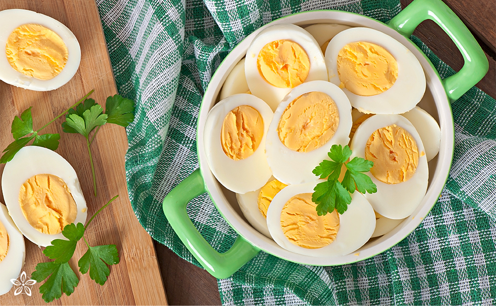 Hard Boiled Eggs cooked with LPG Gas