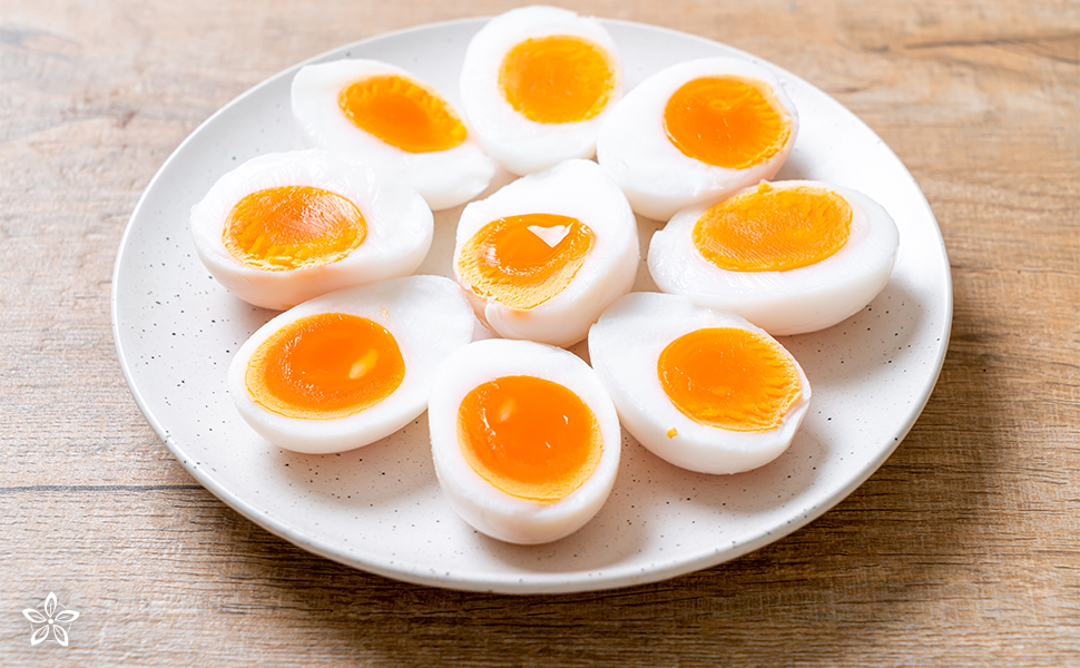 Soft Boiled Eggs cooked with LPG Gas